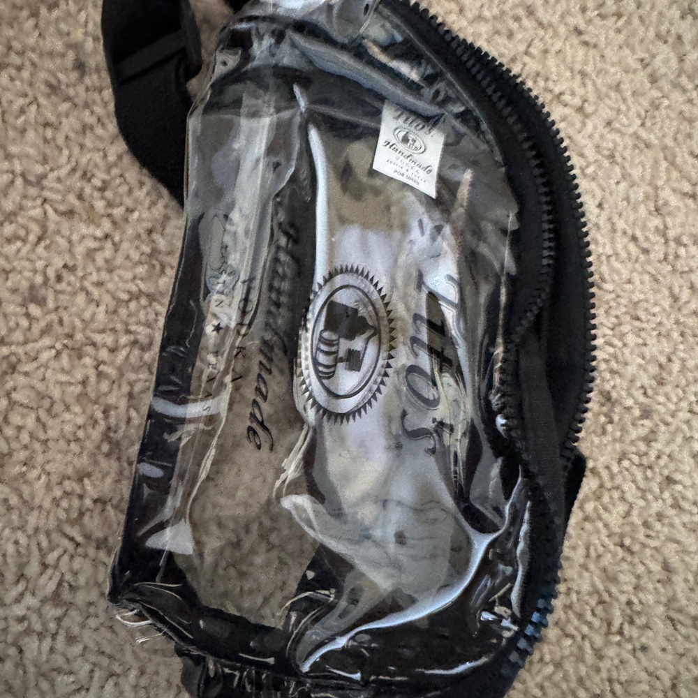 Transparent Black Tito’s Bag